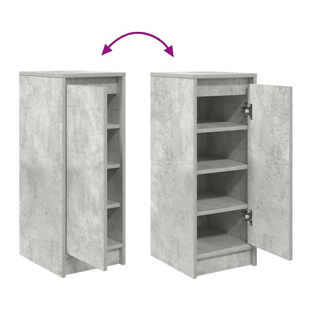 Shoe Cabinet 29.5X34X76 Cm Engineered Wood