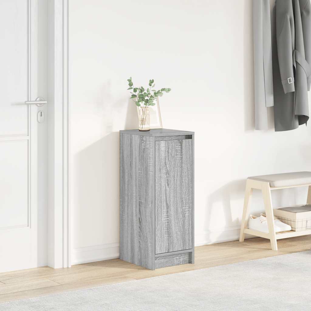 Shoe Cabinet 29.5X34X76 Cm Engineered Wood