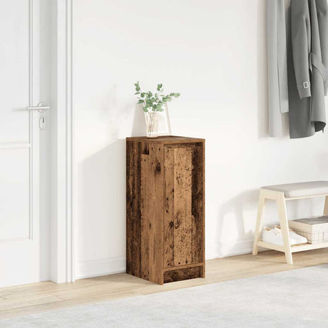 Shoe Cabinet 29.5X34X76 Cm Engineered Wood