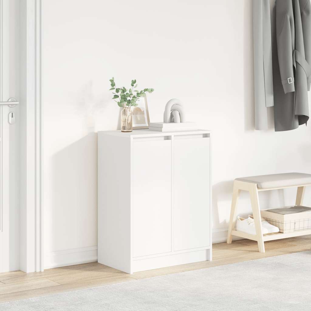 Shoe Cabinet 57X34X76 Cm Engineered Wood