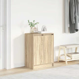 Shoe Cabinet 57X34X76 Cm Engineered Wood