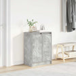 Shoe Cabinet 57X34X76 Cm Engineered Wood