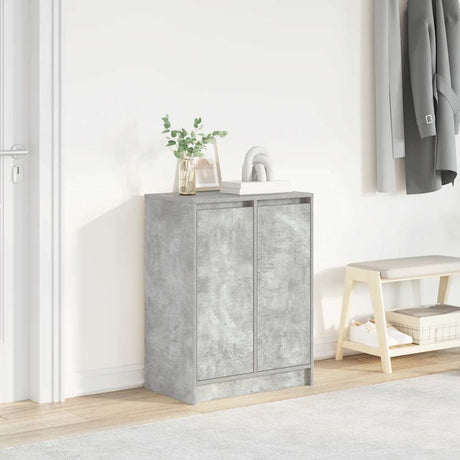 Shoe Cabinet 57X34X76 Cm Engineered Wood