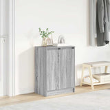 Shoe Cabinet 57X34X76 Cm Engineered Wood