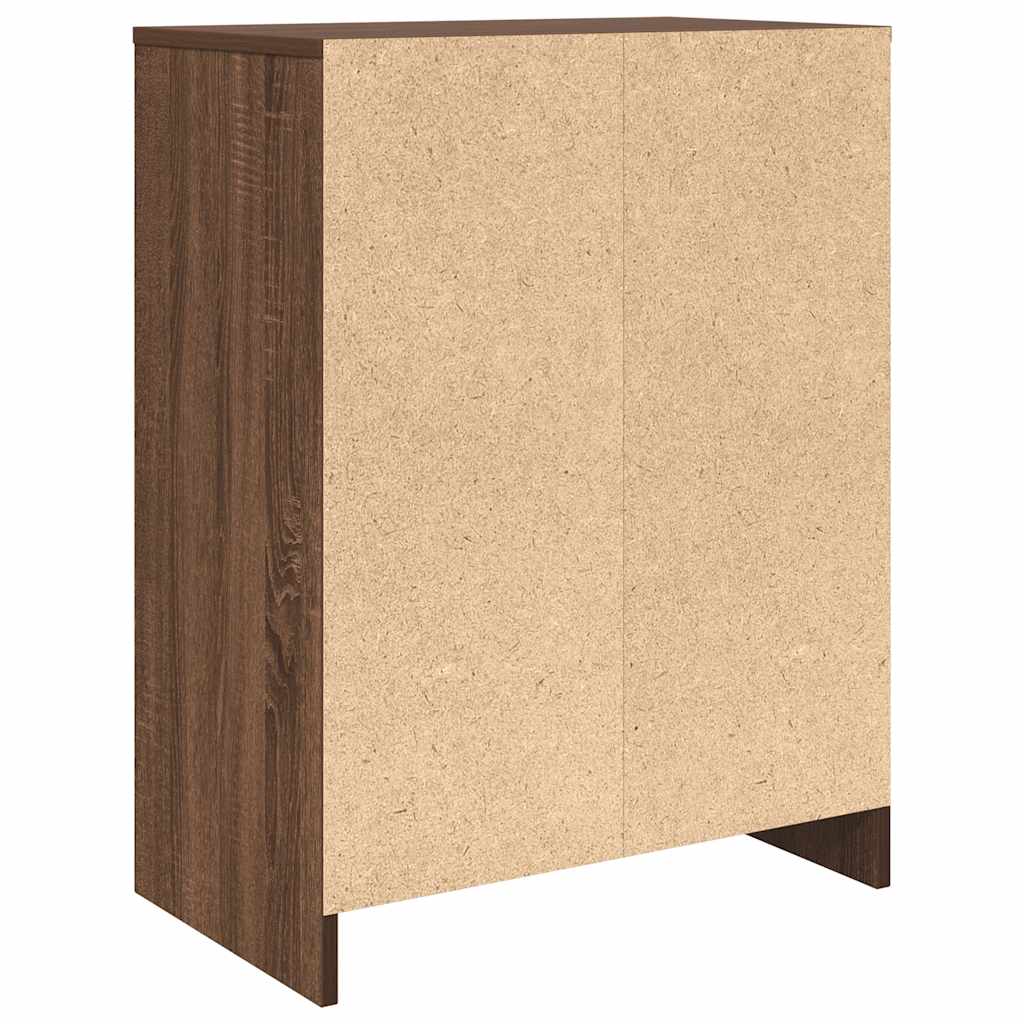 Shoe Cabinet 57X34X76 Cm Engineered Wood