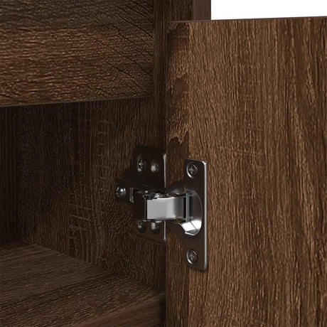 Shoe Cabinet 57X34X76 Cm Engineered Wood