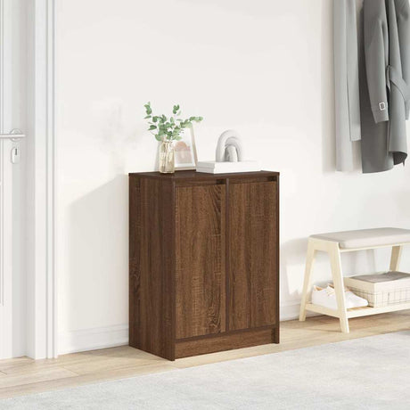 Shoe Cabinet 57X34X76 Cm Engineered Wood
