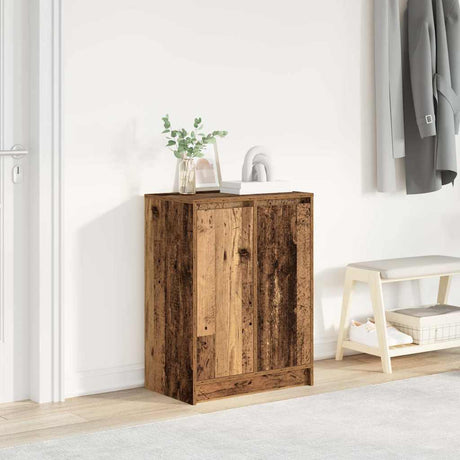 Shoe Cabinet 57X34X76 Cm Engineered Wood