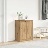 Shoe Cabinet 57X34X76 Cm Engineered Wood