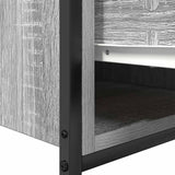 Bathroom Basin Cabinet With Drawers Grey Sonoma 90X34.5X60 Cm