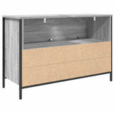 Bathroom Basin Cabinet With Drawers Grey Sonoma 90X34.5X60 Cm