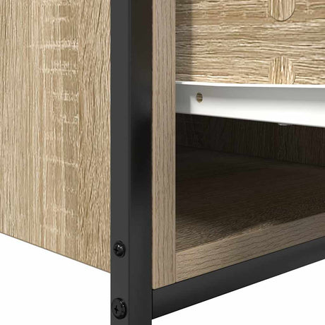 Bathroom Basin Cabinet With Drawers Sonoma Oak 60X34.5X60 Cm