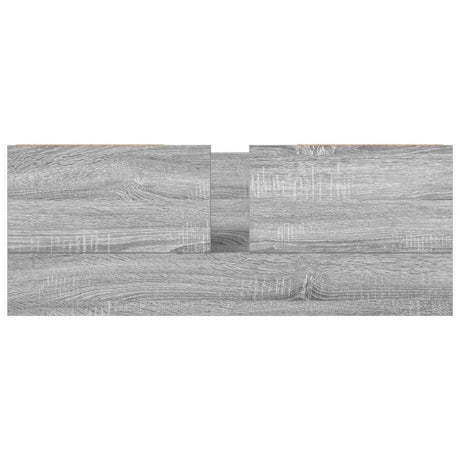 Basin Cabinet With Drawers Grey Sonoma 90X34.5X60 Cm