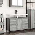 Basin Cabinet With Drawers Grey Sonoma 90X34.5X60 Cm