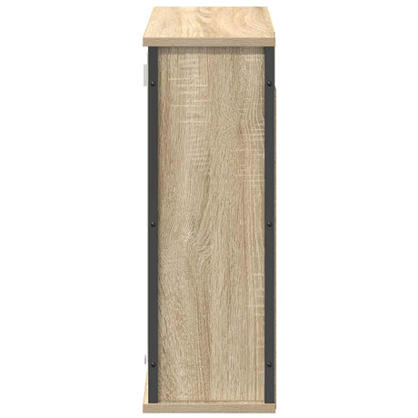 Bathroom Wall Cabinet With Mirror Sonoma Oak 60X21X60 Cm