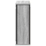 Bathroom Wall Cabinet With Mirror Grey Sonoma 50X21X60 Cm