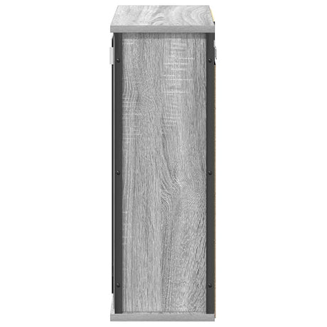 Bathroom Wall Cabinet With Mirror Grey Sonoma 50X21X60 Cm