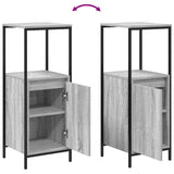 Bathroom Cabinet With Shelves Grey Sonoma 36X35X95 Cm