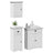 3 Piece Bathroom Furniture Set Bodo Solid Wood Pine