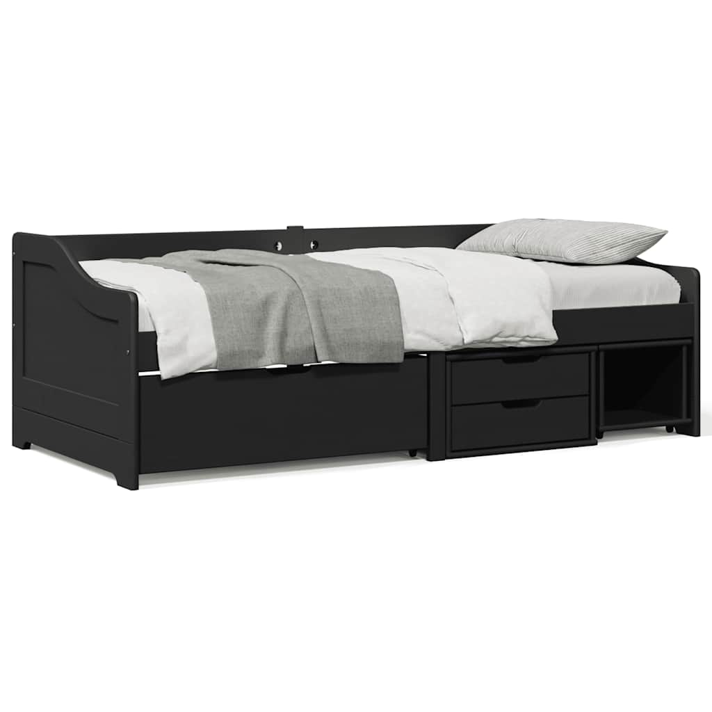 Day Bed With 3 Drawers Without Mattress &quot;Irun&quot; 90X200 Cm