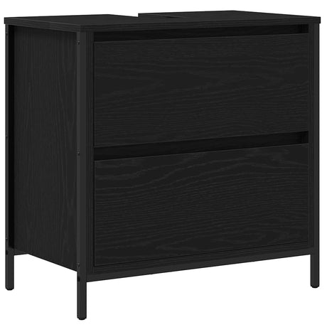 2 Piece Bathroom Furniture Set Engineered Wood