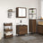 2 Piece Bathroom Furniture Set Engineered Wood