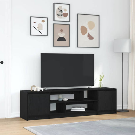 Tv Cabinet With Led Lights 193.5X41X50 Cm