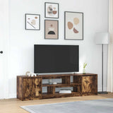 Tv Cabinet With Led Lights 193.5X41X50 Cm