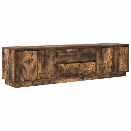 Tv Cabinet With Led Lights 193.5X41X50 Cm