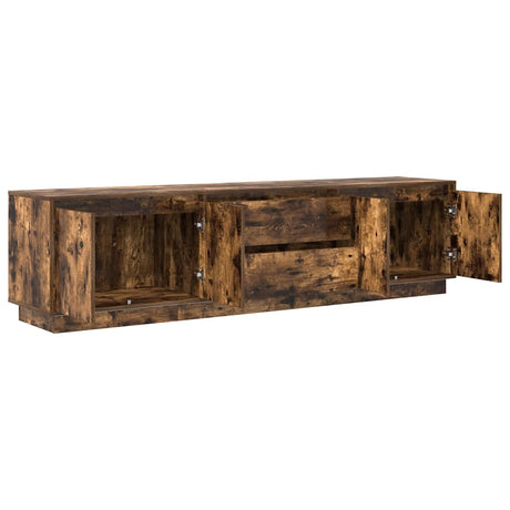 Tv Cabinet With Led Lights 193.5X41X50 Cm