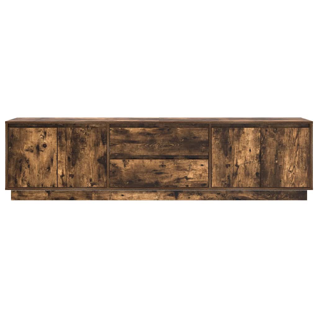 Tv Cabinet With Led Lights 193.5X41X50 Cm