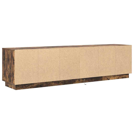 Tv Cabinet With Led Lights 193.5X41X50 Cm
