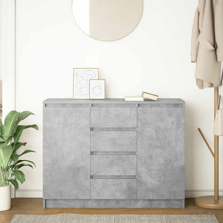 Sideboard With Drawers 100.5X35X76 Cm Engineered Wood