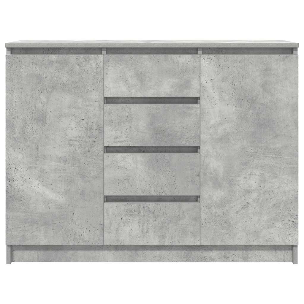 Sideboard With Drawers 100.5X35X76 Cm Engineered Wood
