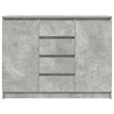 Sideboard With Drawers 100.5X35X76 Cm Engineered Wood