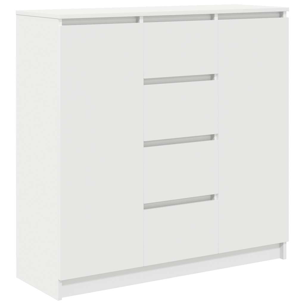 Sideboard With Drawers 100.5X35X98.5 Cm Engineered Wood