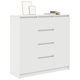 Sideboard With Drawers 100.5X35X98.5 Cm Engineered Wood