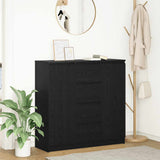 Sideboard With Drawers 100.5X35X98.5 Cm Engineered Wood