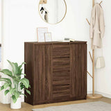 Sideboard With Drawers 100.5X35X98.5 Cm Engineered Wood