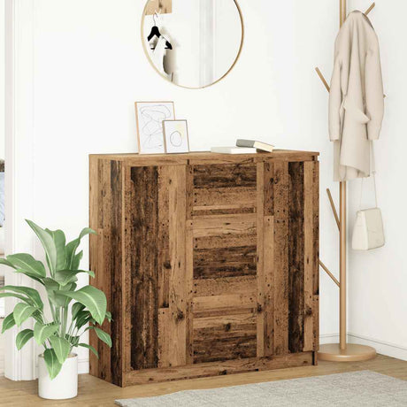Sideboard With Drawers 100.5X35X98.5 Cm Engineered Wood