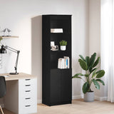 Highboard 37.5X35X180 Cm Engineered Wood