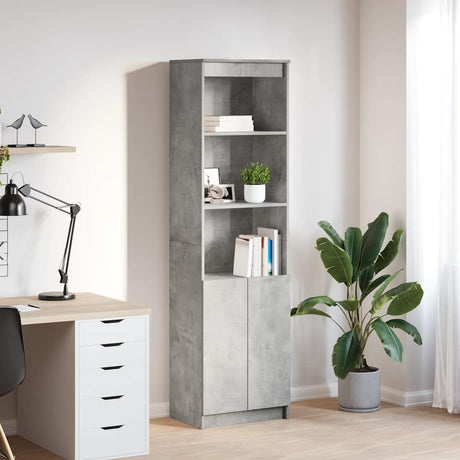 Highboard 37.5X35X180 Cm Engineered Wood