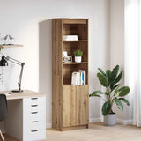 Highboard 37.5X35X180 Cm Engineered Wood