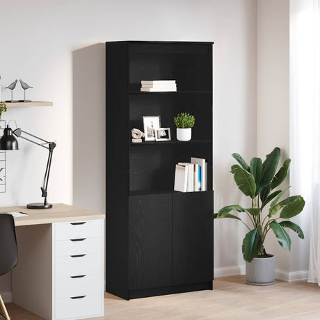 Highboard 37.5X35X180 Cm Engineered Wood