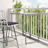 Folding Garden Table 90X51X75 Cm Poly Rattan