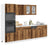 7 Piece Kitchen Cabinet Set Lyon Engineered Wood