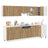 11 Piece Kitchen Cabinet Set Lyon Engineered Wood