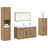 Bathroom Furniture Set Engineered Wood