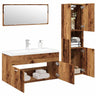 Bathroom Furniture Set Engineered Wood