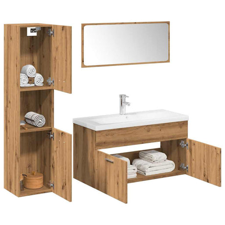 Bathroom Furniture Set Engineered Wood
